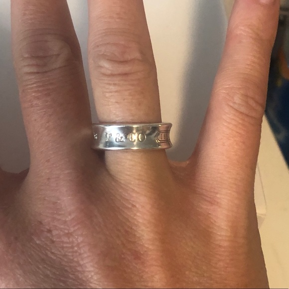 Tiffany & Co 1837 Sterling Silver Ring - Picture 8 of 12